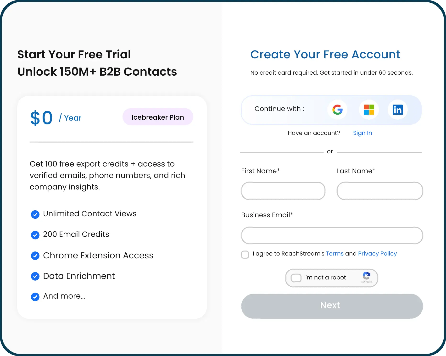 Rs Create Your Free Account