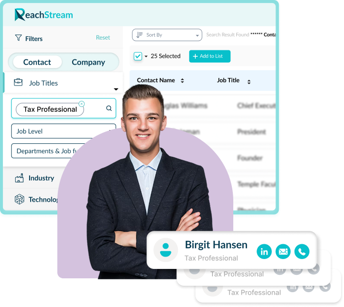 Tax Professionals Contact List
