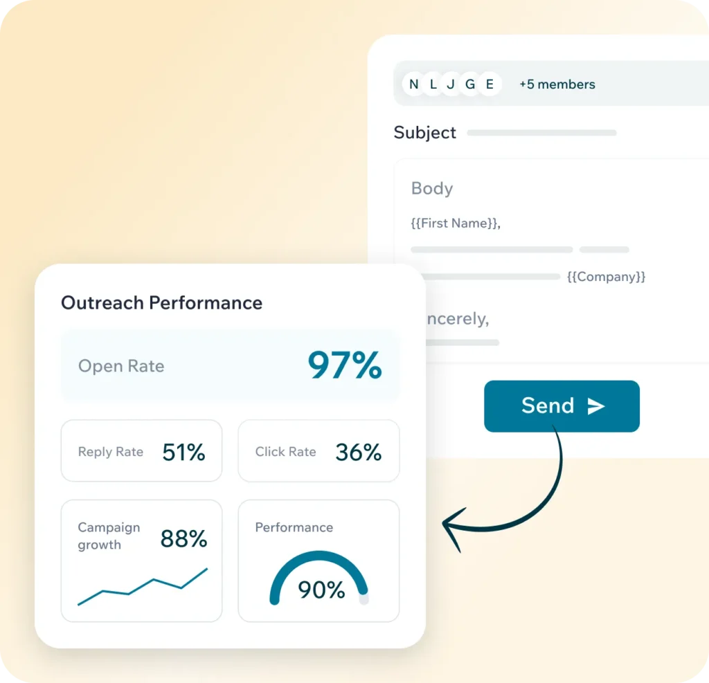 Send Personalized Outreach Campaigns And Track Email Performance With Reachstream.